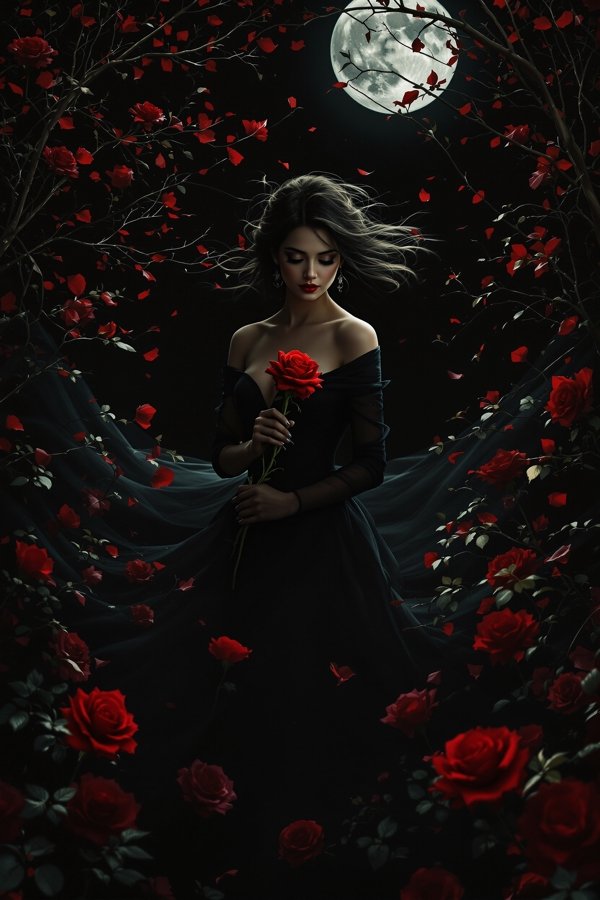 风中玫瑰 Rose in the Wind 精品影视海报